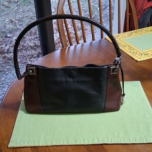 Brighton Black and Brown Women's Small Handbag